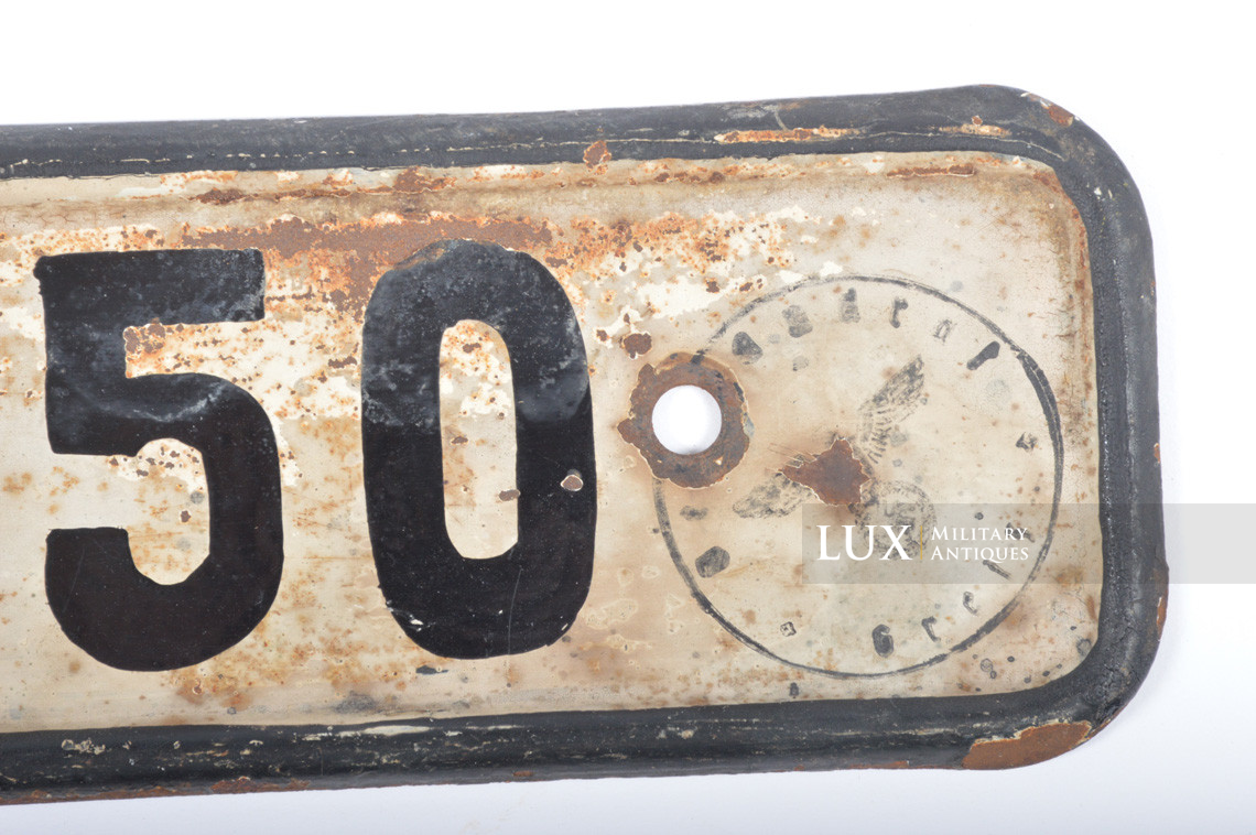 German Heer vehicle license plate - Lux Military Antiques - photo 9