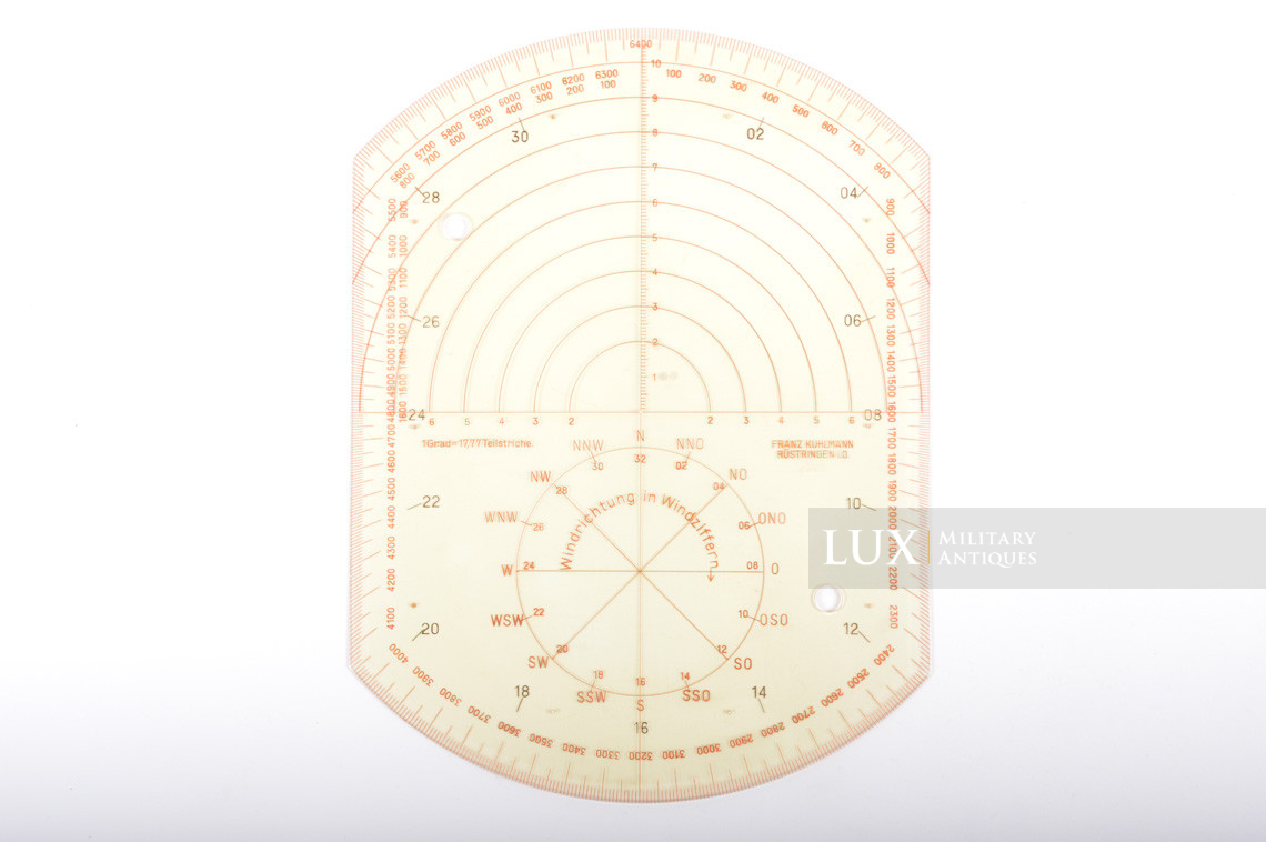 Instruments allemands de lecture de cartes pour l'artillerie « kartenwinkelmesser » - photo 13