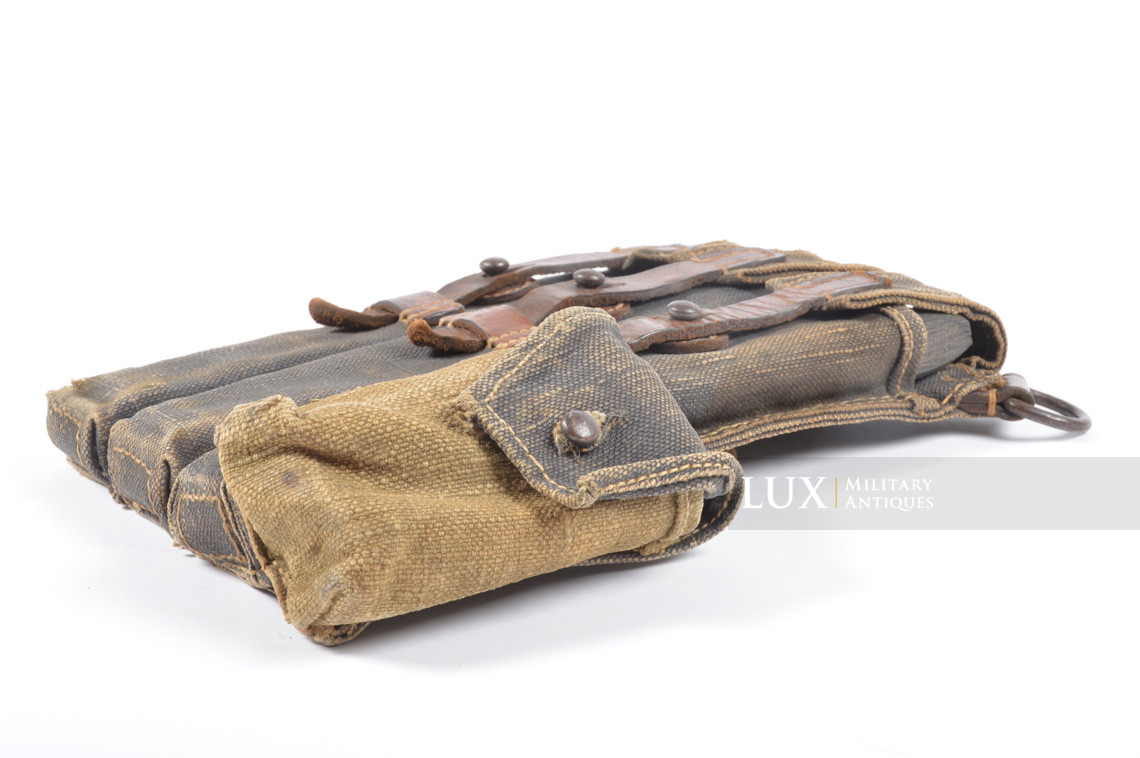Pair of MP38/40 pouches in blue canvas, « qvh42 » - photo 17