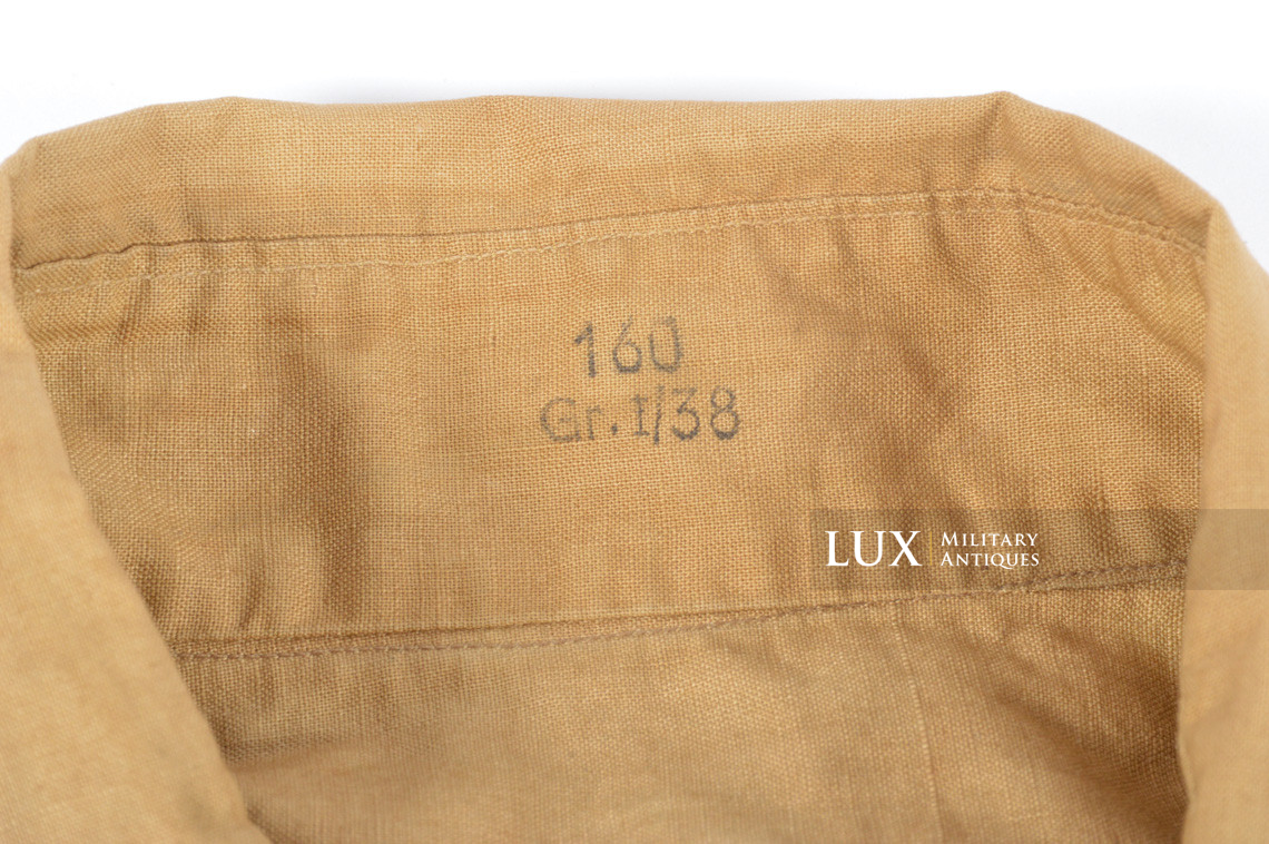 Unissued Luftwaffe tropical issue service shirt - photo 15