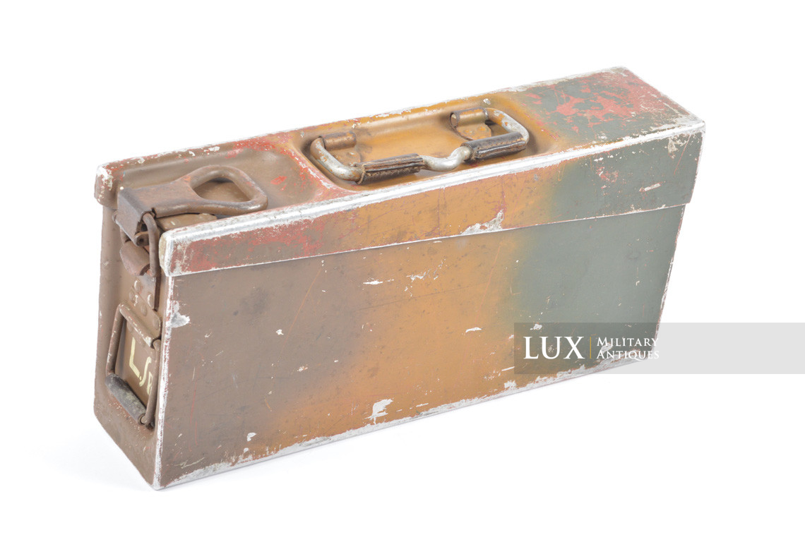 Early German three-tone camouflage MG34 ammunition case, « 1938 » - photo 4