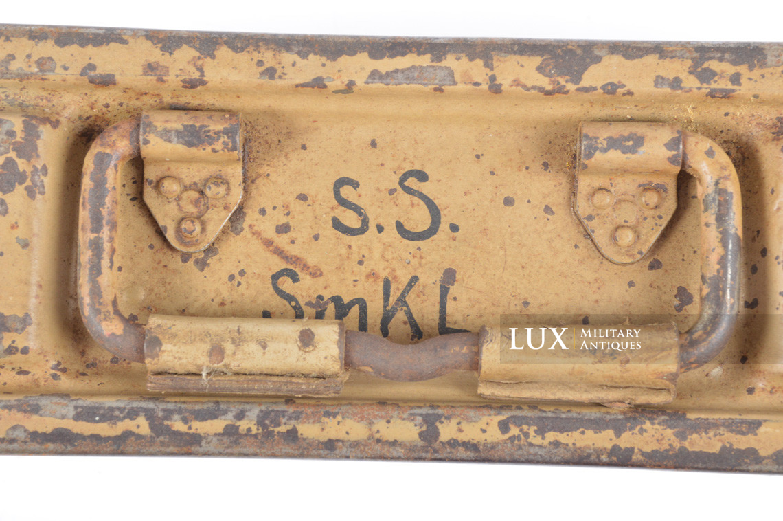 Caisse à munitions allemande MG34/42 jaune sable, « S.S. SmKl » - photo 10