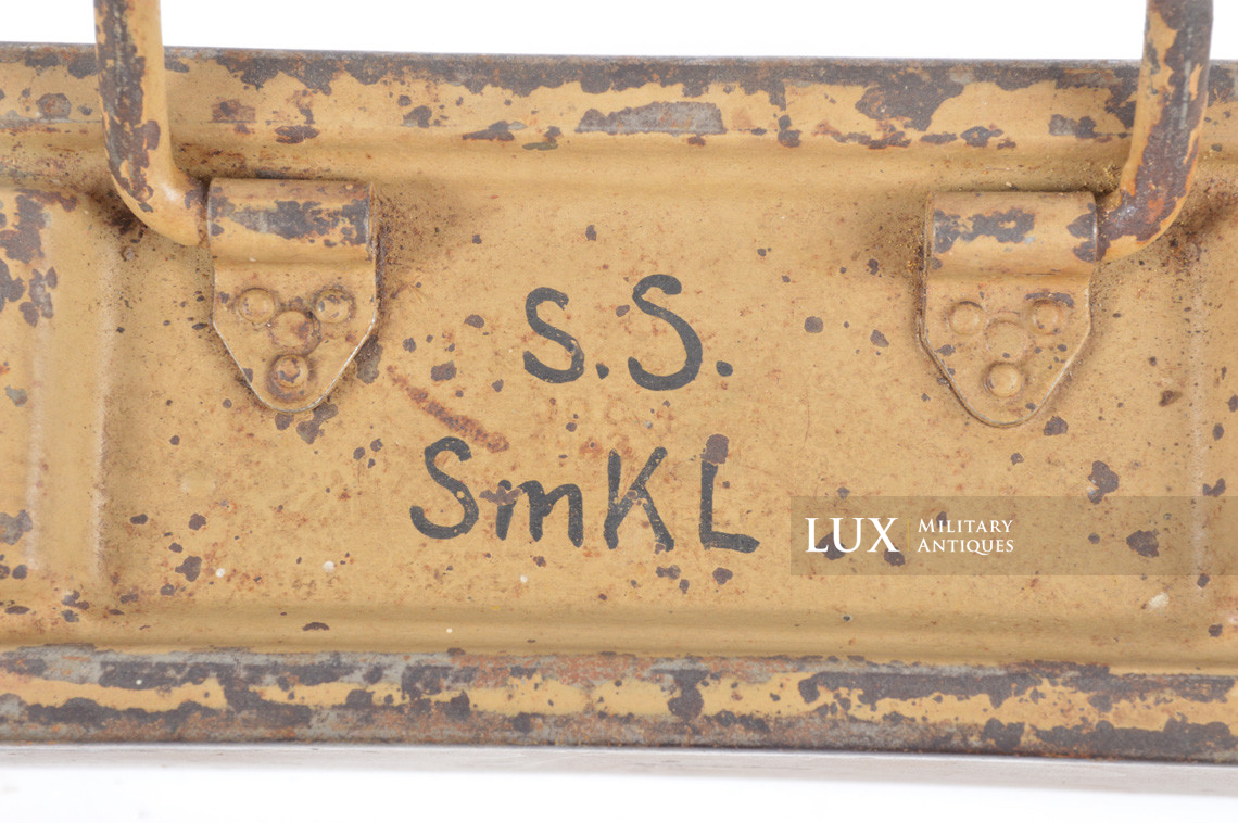 German late-war tan MG34/42 ammunitions case, « S.S. SmKl » - photo 11
