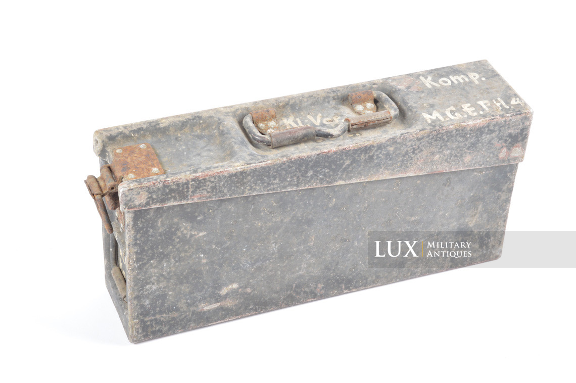 German early-war blue MG34/42 ammunitions case, « unit marked » - photo 4