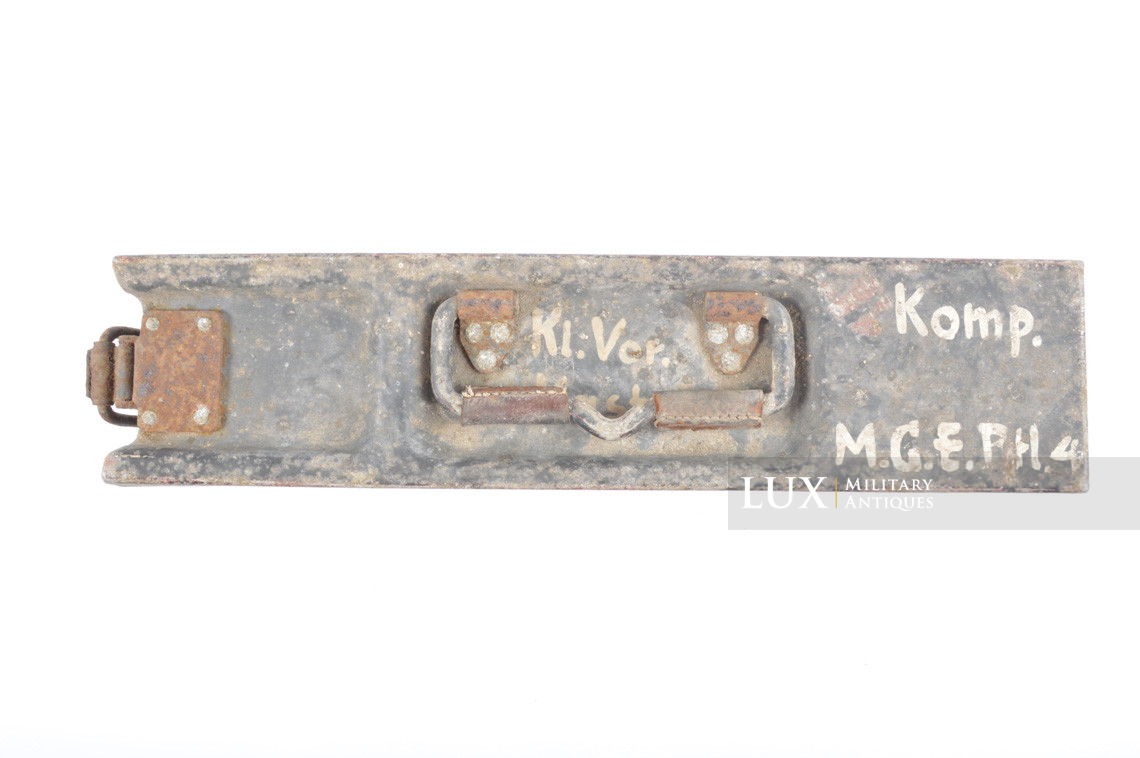 German early-war blue MG34/42 ammunitions case, « unit marked » - photo 8