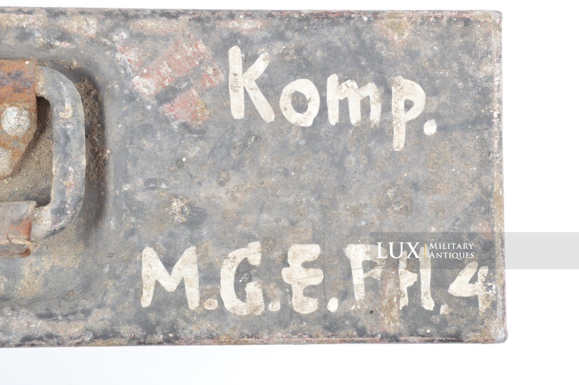 German early-war blue MG34/42 ammunitions case, « unit marked » - photo 12