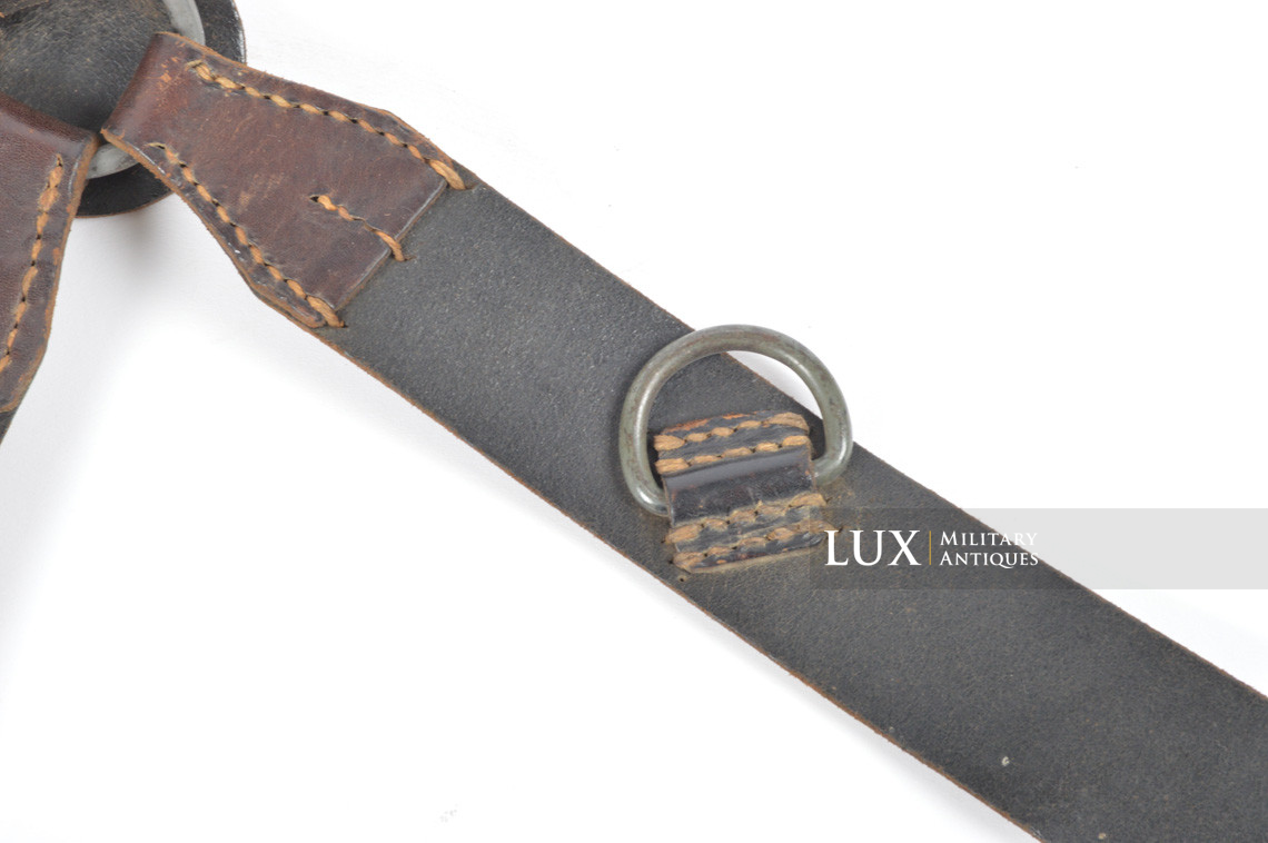 German late-war leather combat y-straps, « RBNr » - photo 10