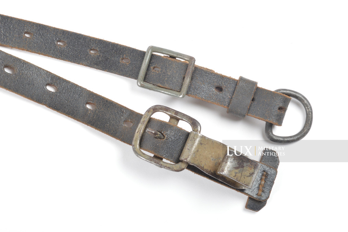 German late-war leather combat y-straps, « RBNr » - photo 12