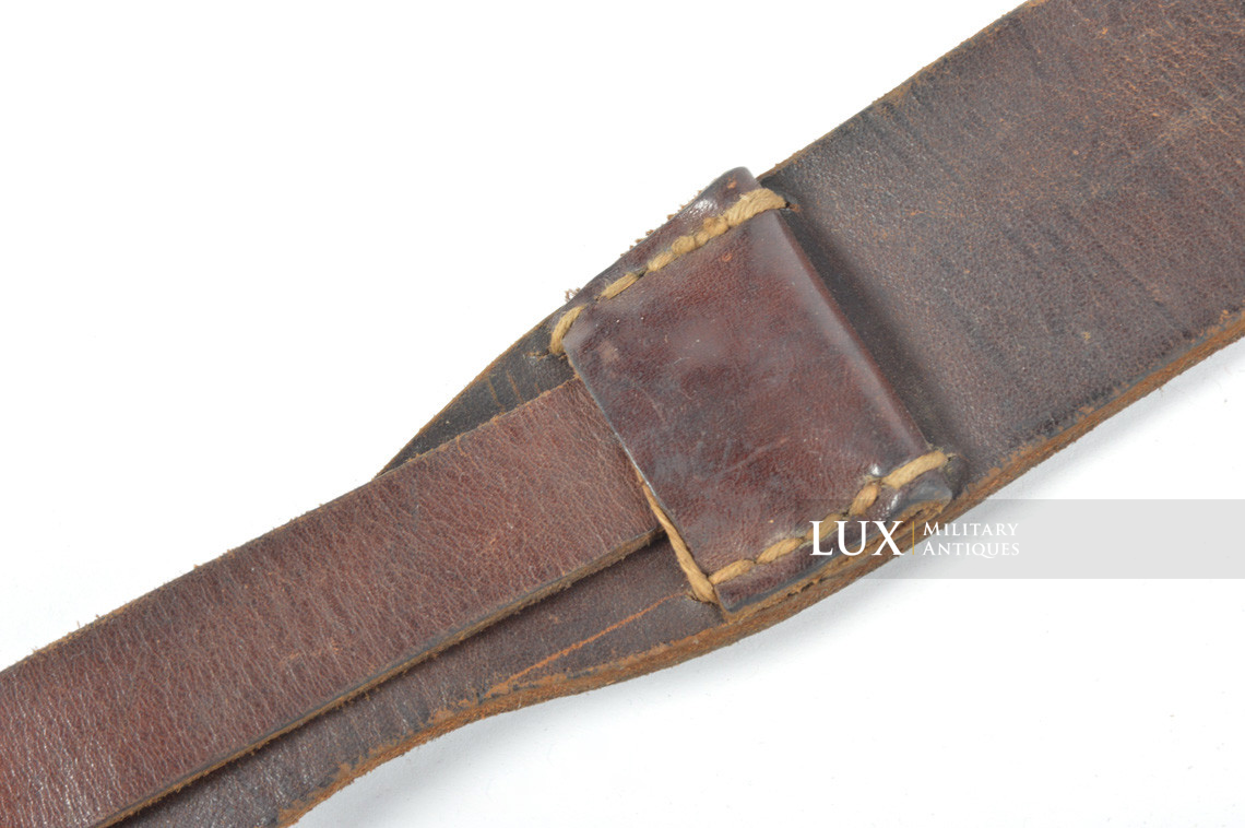 German late-war leather combat y-straps, « RBNr » - photo 17
