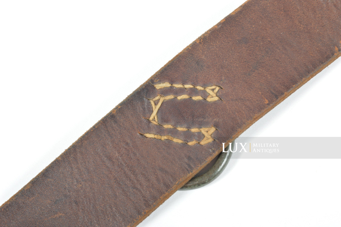 German late-war leather combat y-straps, « RBNr » - photo 18