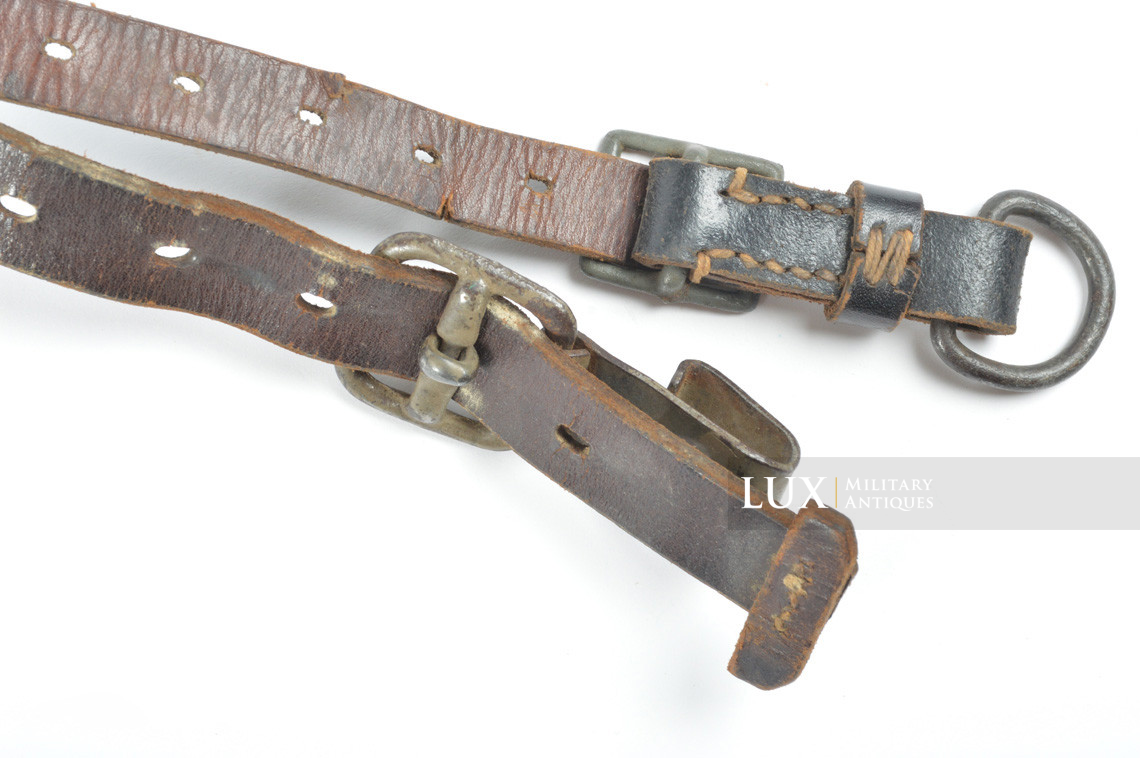 German late-war leather combat y-straps, « RBNr » - photo 22