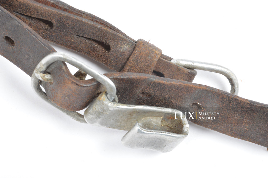 Early-war German leather combat Y-straps - photo 12