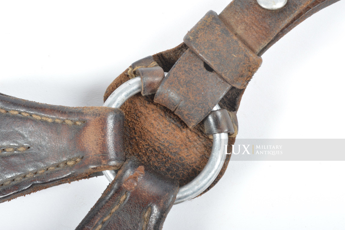Early-war German leather combat Y-straps - photo 14