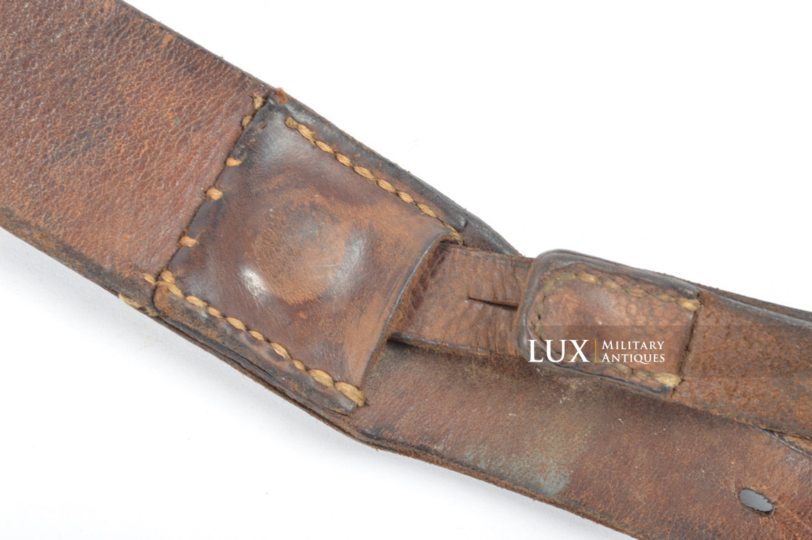 Early-war German leather combat Y-straps - photo 19