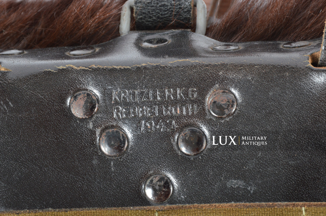 Rare sac à dos allemand « peau de vache » riveté, neuf, « 1942 » - photo 10