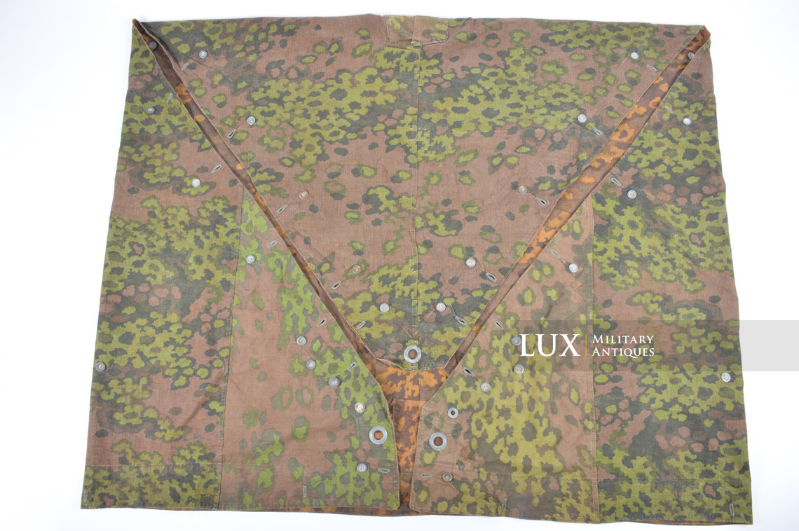 Late-war Waffen-SS camouflage shelter quarter/poncho, « Oakleaf » - photo 4