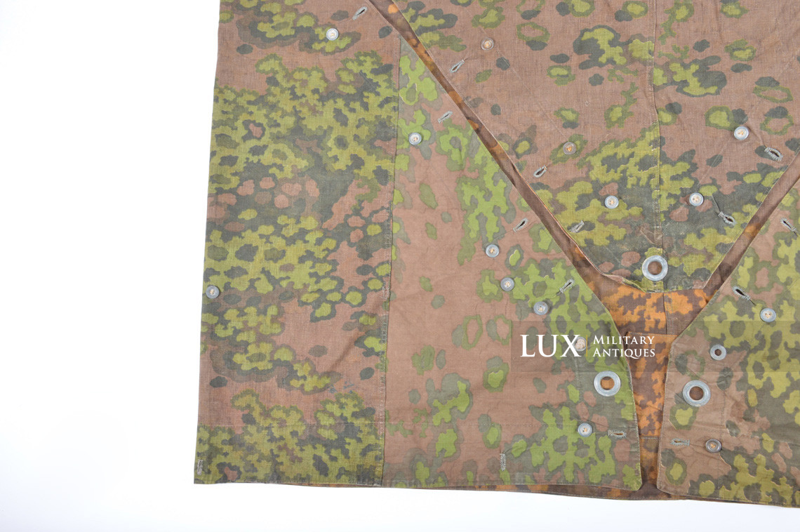 Late-war Waffen-SS camouflage shelter quarter/poncho, « Oakleaf » - photo 7