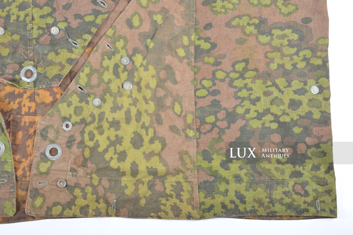 Late-war Waffen-SS camouflage shelter quarter/poncho, « Oakleaf » - photo 12