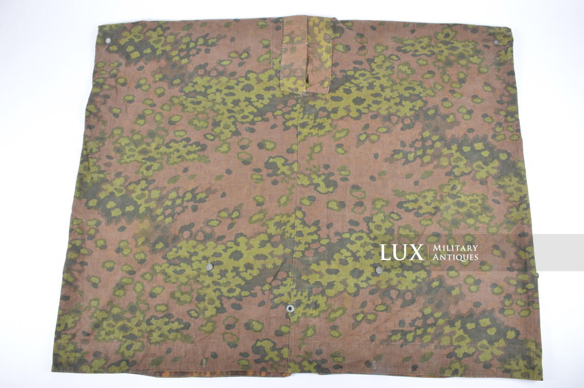 Late-war Waffen-SS camouflage shelter quarter/poncho, « Oakleaf » - photo 14