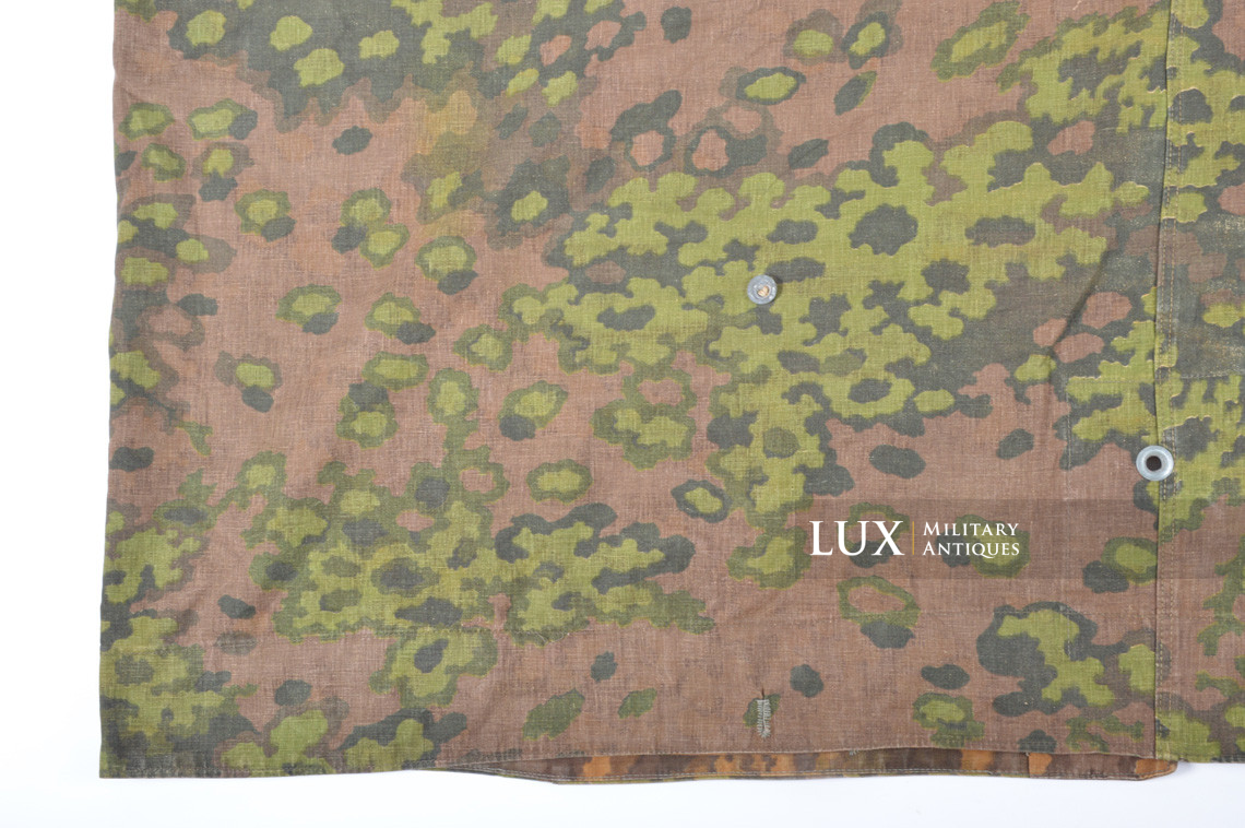 Late-war Waffen-SS camouflage shelter quarter/poncho, « Oakleaf » - photo 15
