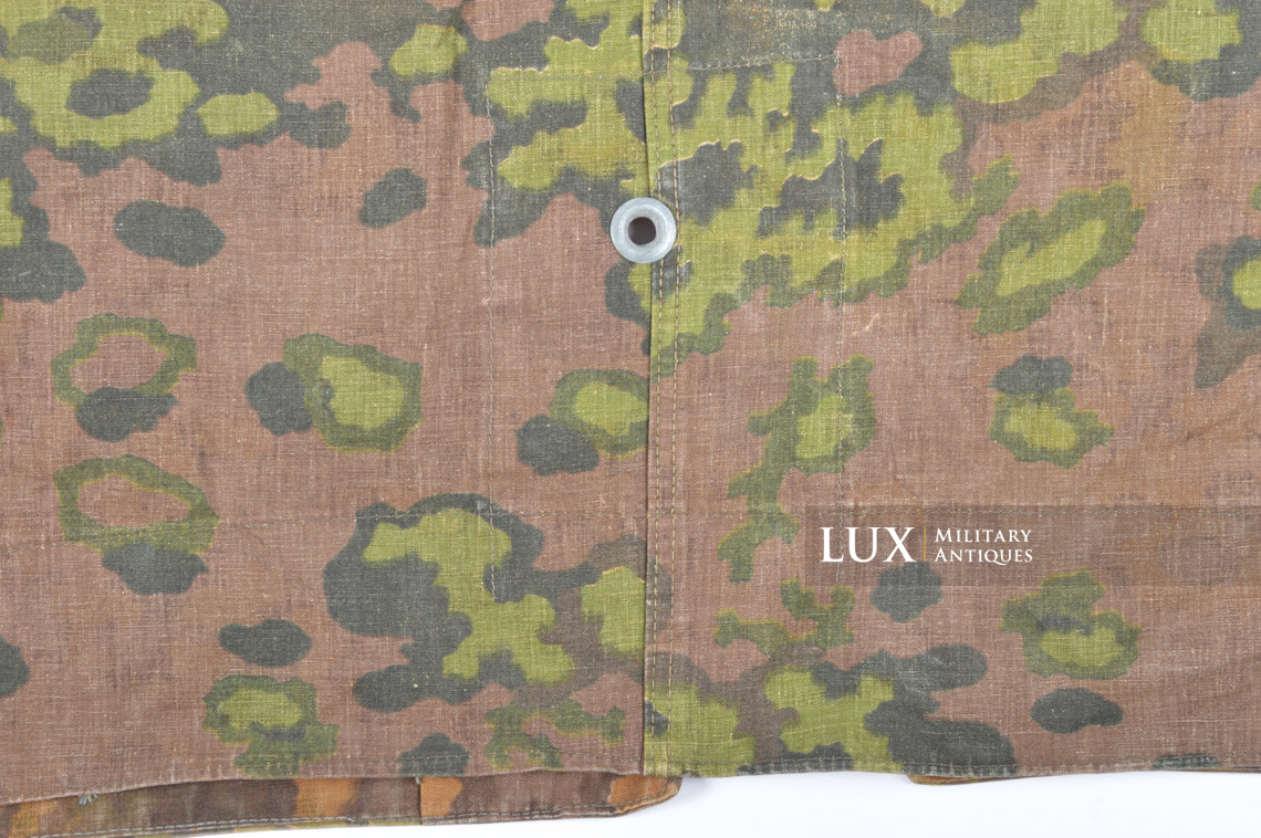 Late-war Waffen-SS camouflage shelter quarter/poncho, « Oakleaf » - photo 16
