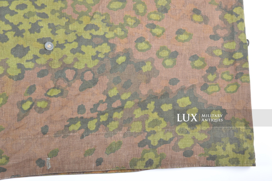 Late-war Waffen-SS camouflage shelter quarter/poncho, « Oakleaf » - photo 20