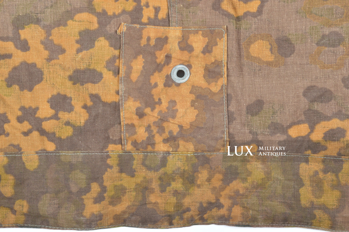 Late-war Waffen-SS camouflage shelter quarter/poncho, « Oakleaf » - photo 29