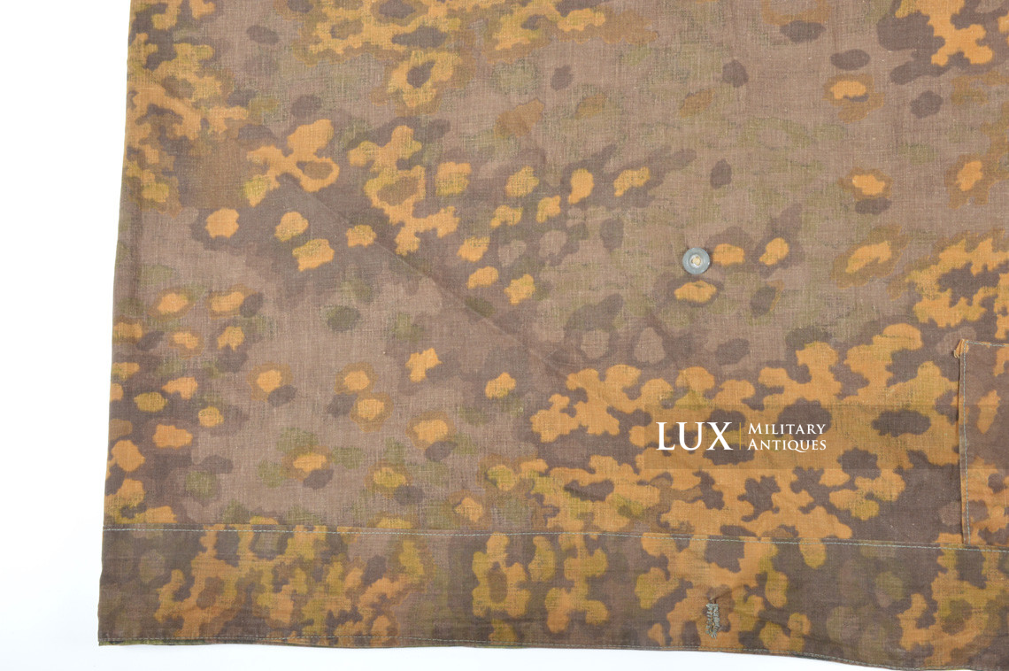 Late-war Waffen-SS camouflage shelter quarter/poncho, « Oakleaf » - photo 30