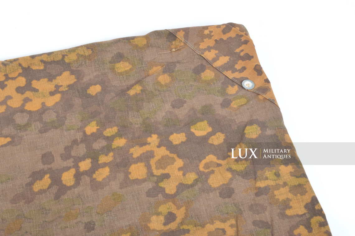 Late-war Waffen-SS camouflage shelter quarter/poncho, « Oakleaf » - photo 33