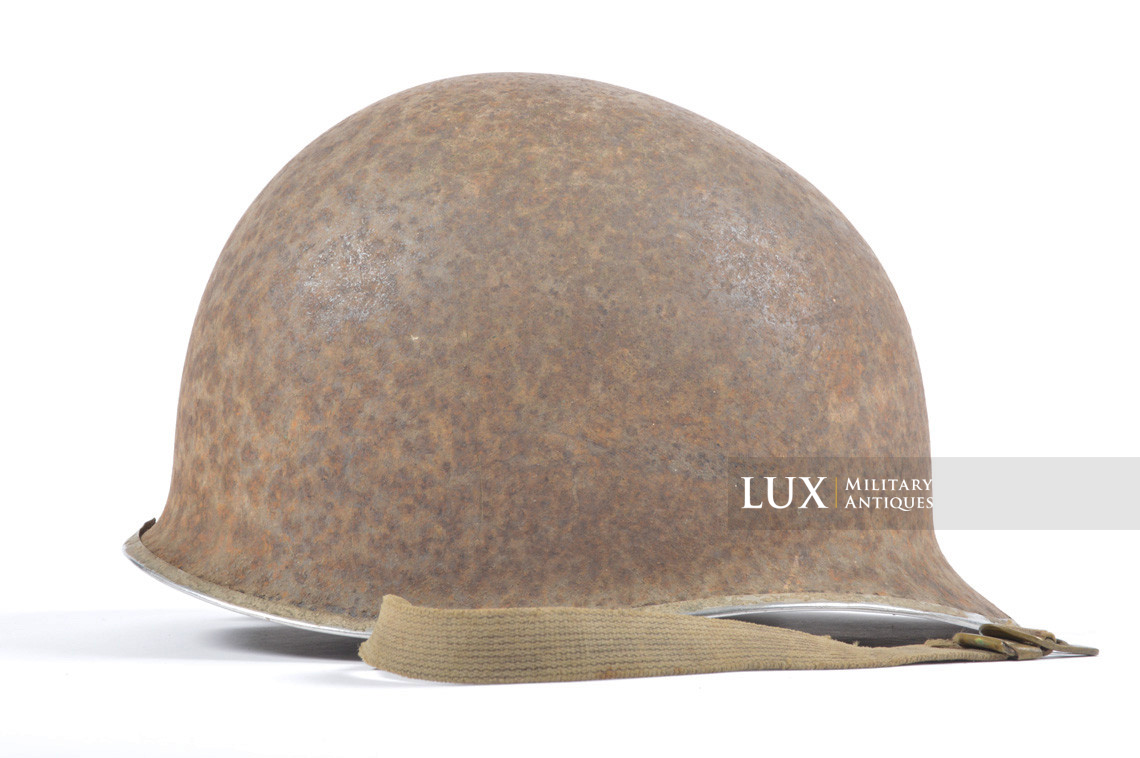 Historical USM1 2nd Lieutenant helmet, 29th Infantry Division, « woodwork find / untouched » - photo 9