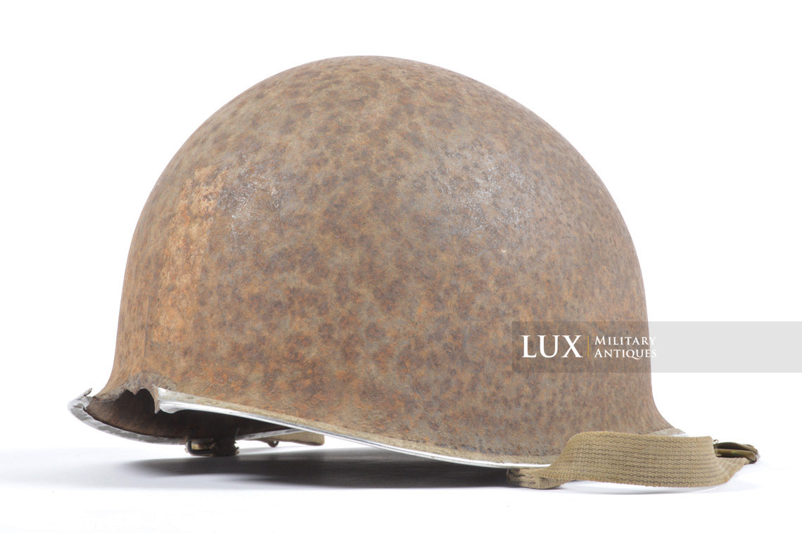 Historical USM1 2nd Lieutenant helmet, 29th Infantry Division, « woodwork find / untouched » - photo 10