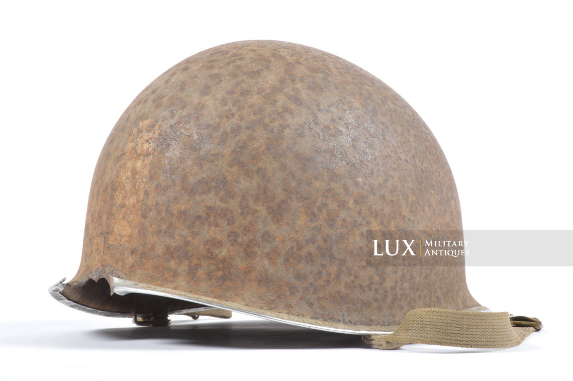 Historical USM1 2nd Lieutenant helmet, 29th Infantry Division, « woodwork find / untouched » - photo 10