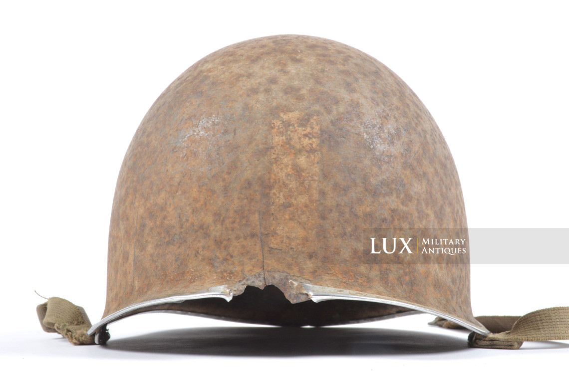 Historical USM1 2nd Lieutenant helmet, 29th Infantry Division, « woodwork find / untouched » - photo 11