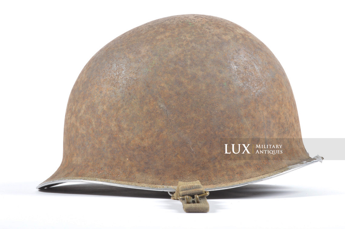 Historical USM1 2nd Lieutenant helmet, 29th Infantry Division, « woodwork find / untouched » - photo 13