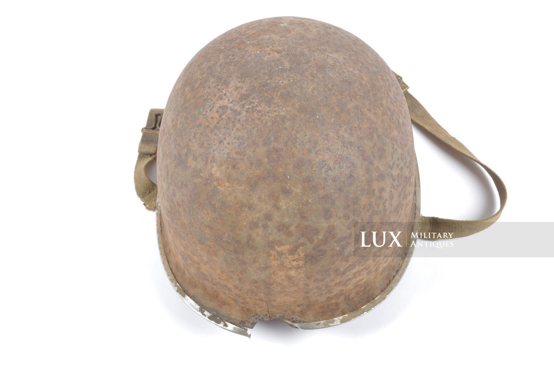 Historical USM1 2nd Lieutenant helmet, 29th Infantry Division, « woodwork find / untouched » - photo 16