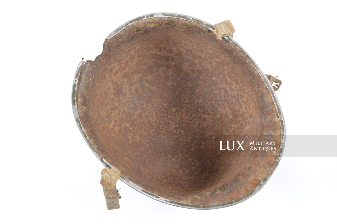 Historical USM1 2nd Lieutenant helmet, 29th Infantry Division, « woodwork find / untouched » - photo 50