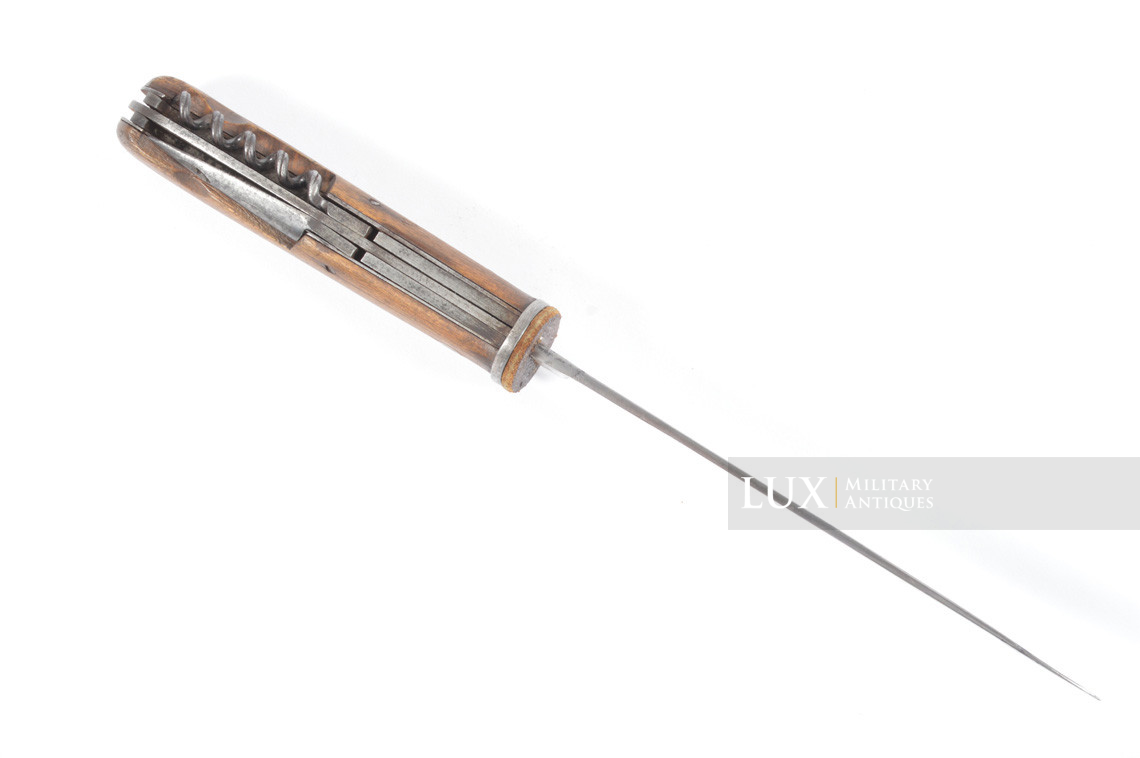 Rare couteau de combat allemand Luftwaffe multi-outils, « S » - photo 17
