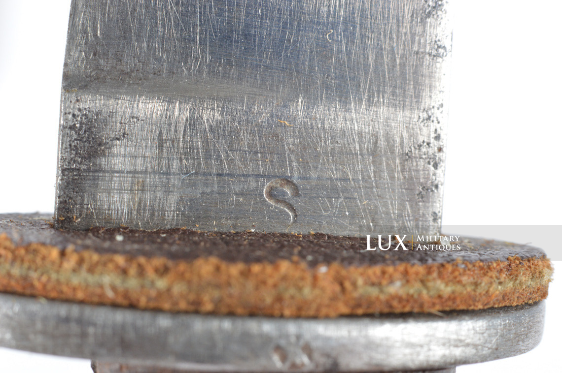 Rare couteau de combat allemand Luftwaffe multi-outils, « S » - photo 8