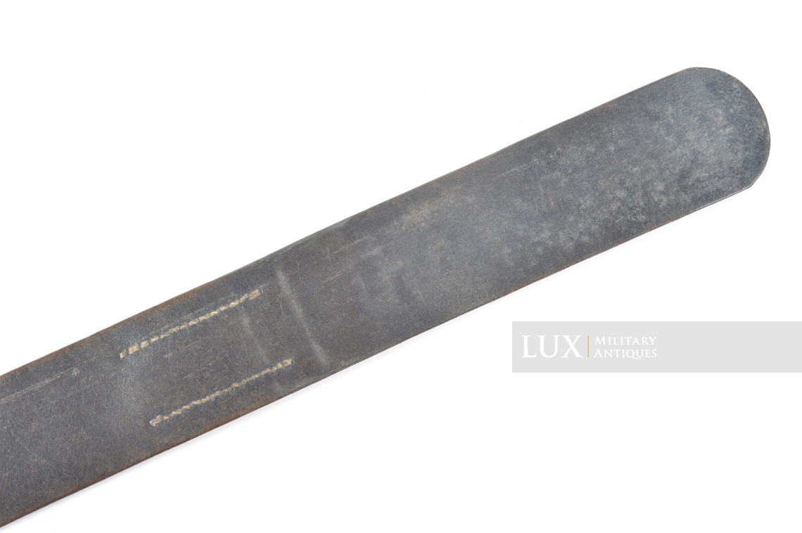 Late-war Heer / Waffen-SS leather belt, named, « 1943 » - photo 10