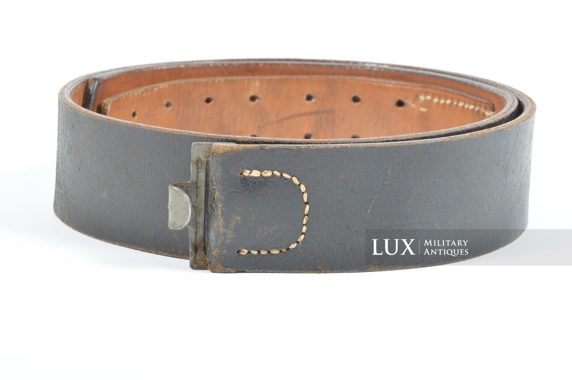 Mid-war Heer / Waffen-SS leather belt - Lux Military Antiques - photo 4