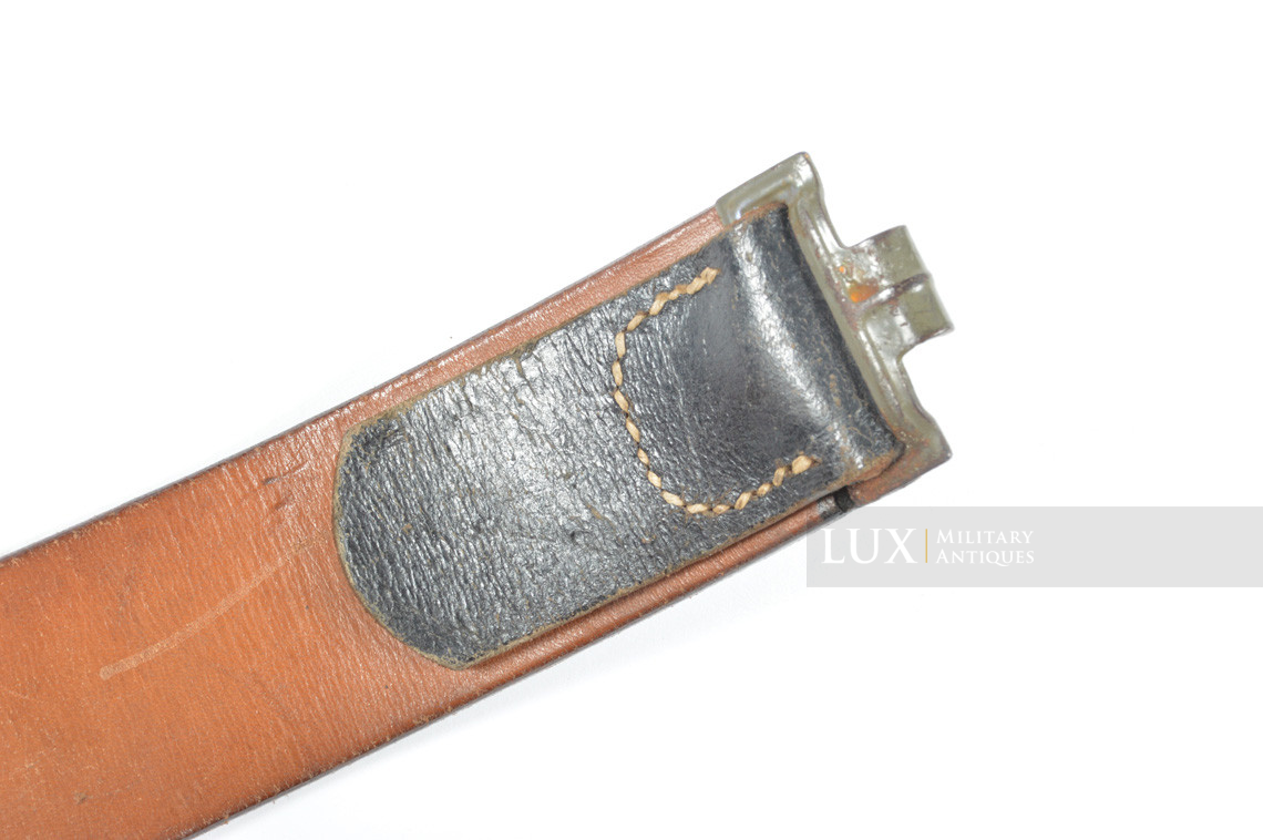 Mid-war Heer / Waffen-SS leather belt - Lux Military Antiques - photo 8