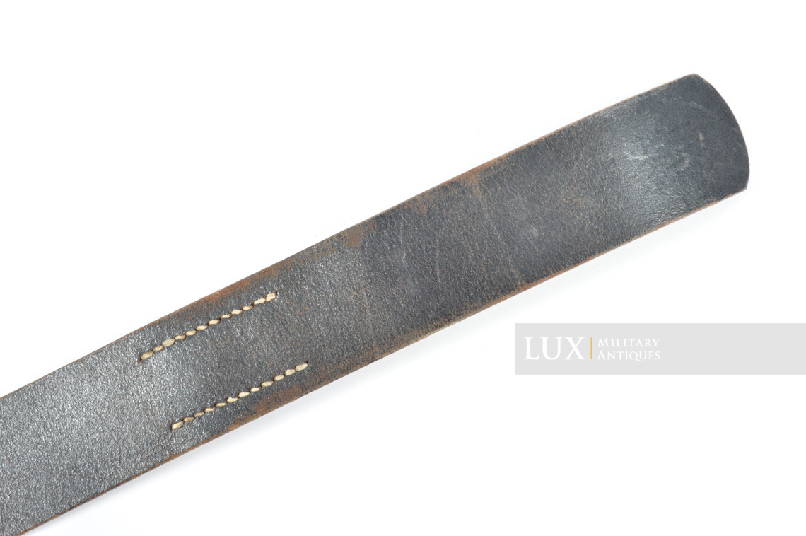 Mid-war Heer / Waffen-SS leather belt - Lux Military Antiques - photo 9