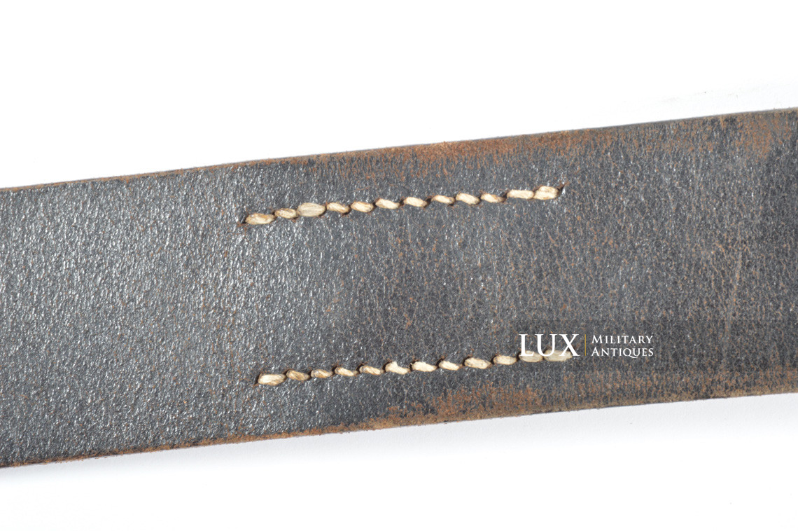 Mid-war Heer / Waffen-SS leather belt - Lux Military Antiques - photo 11