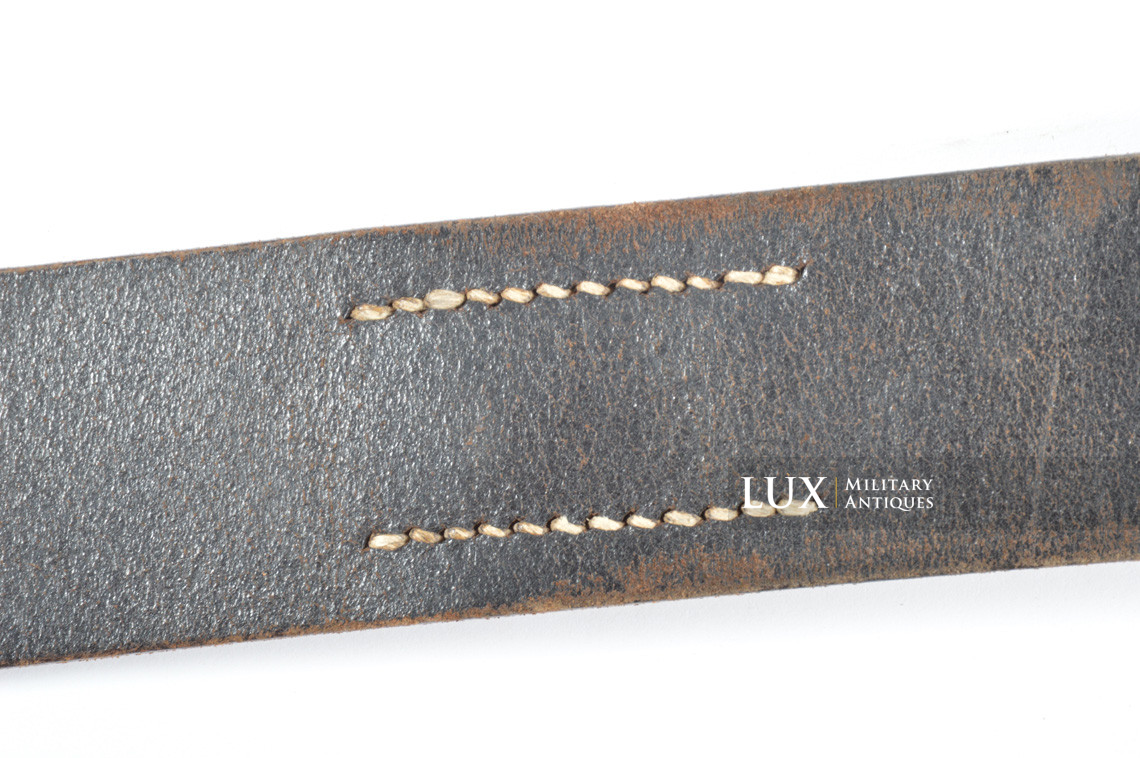 Mid-war Heer / Waffen-SS leather belt - Lux Military Antiques - photo 10