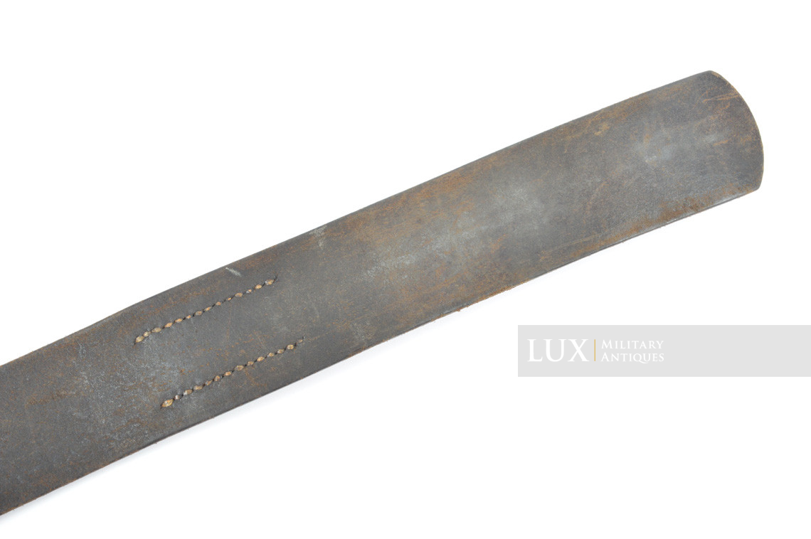 Early German leather belt in blackened leather, « 1937 » - photo 10