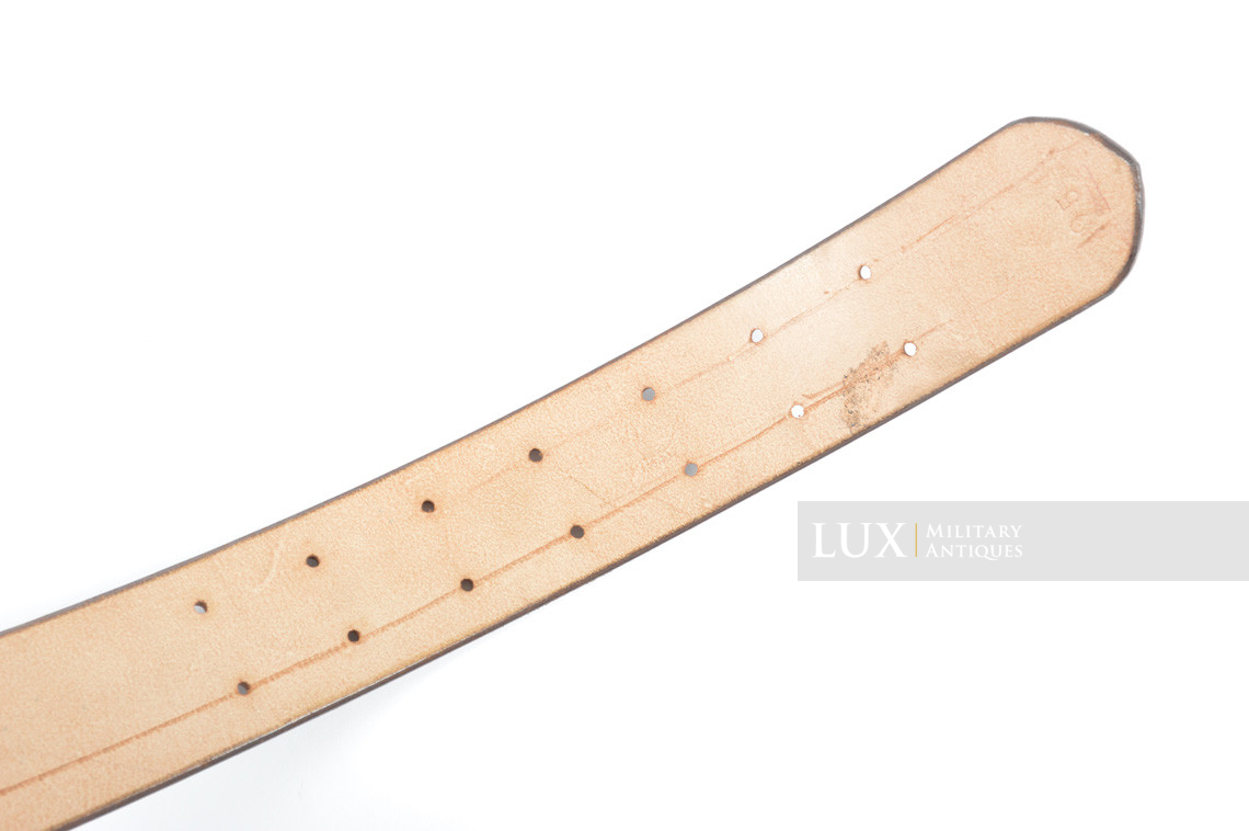 Lanière De Ski Vintage France 1960 - Cuir Croupon 1,3 X 77 Cm - Marron