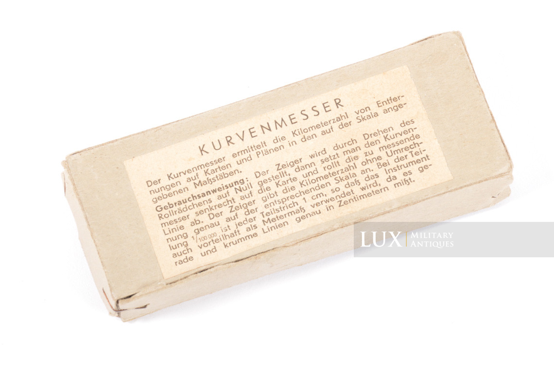 Accessoire allemand de mesure de distance sur carte, « Kurvenmesser » - photo 10