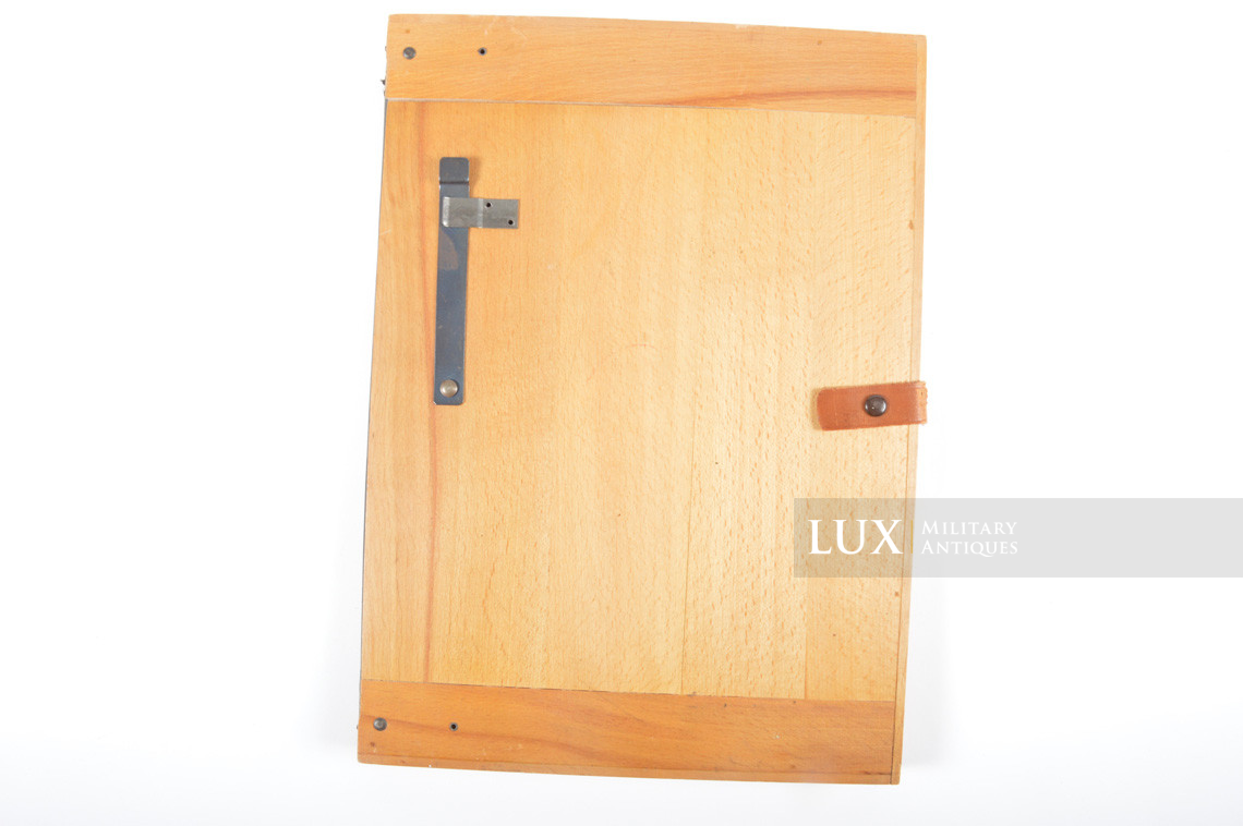 Porte carte pliant en bois pour officier allemand - photo 4