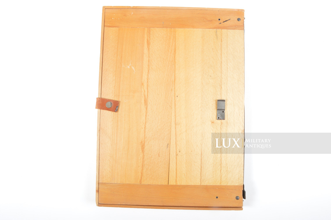 Porte carte pliant en bois pour officier allemand - photo 12