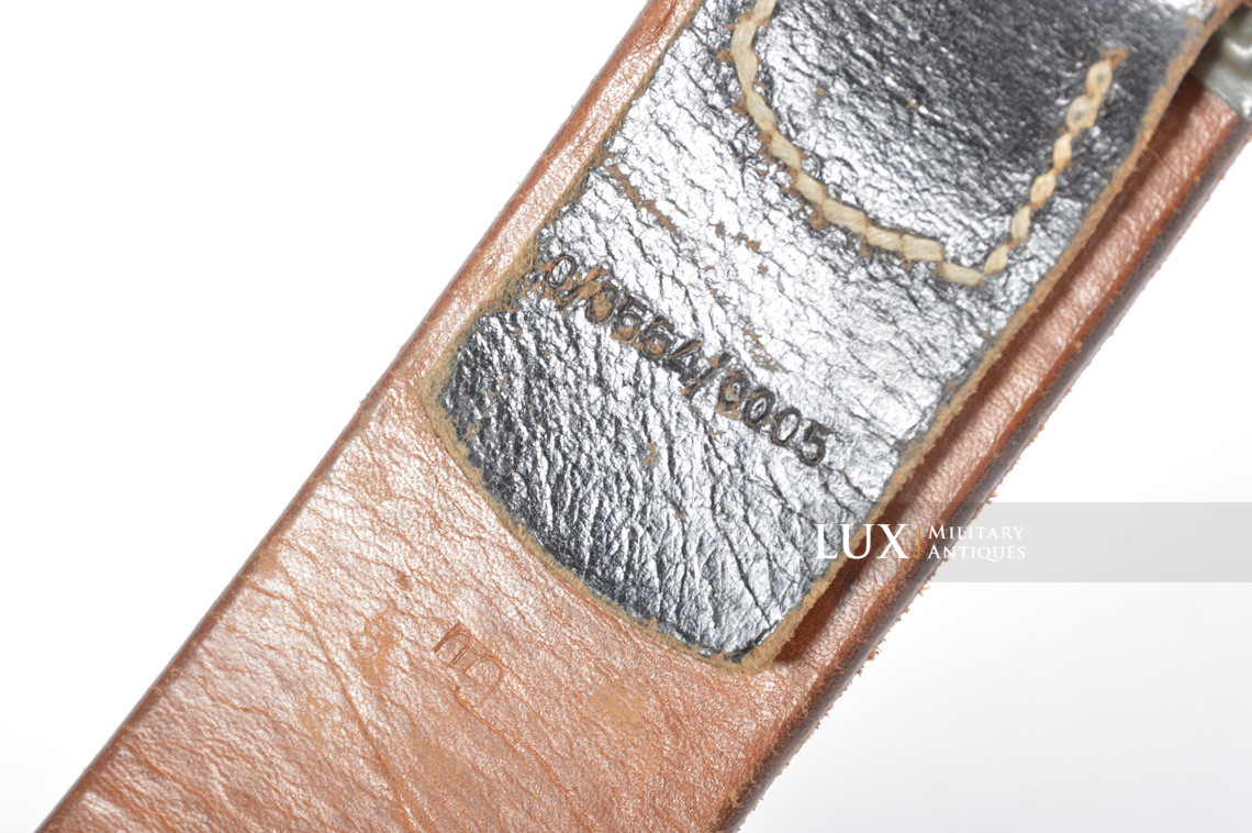 German late-war leather belt, « R.B.Nr. » - photo 9